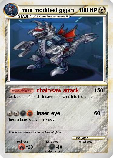Pokemon mini modified gigan