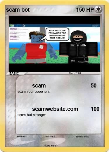 Pokemon scam bot