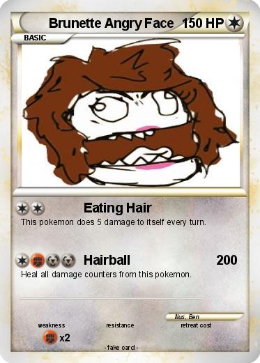 Pokemon Brunette Angry Face