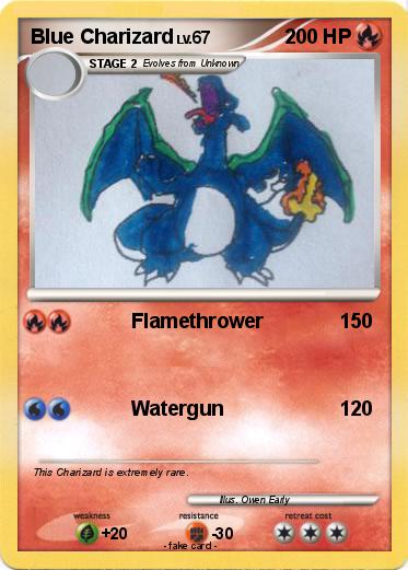 Pokemon Blue Charizard