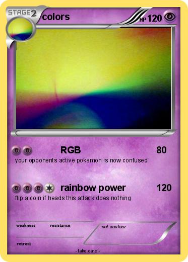 Pokemon colors