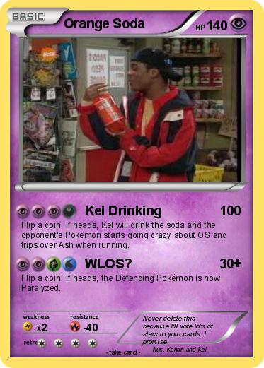 Pokemon Orange Soda