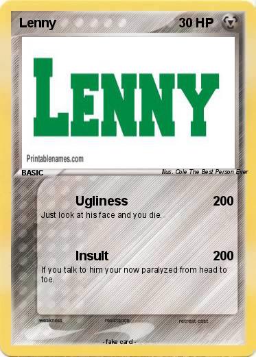 Pokemon Lenny