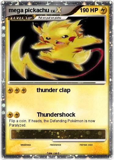 Pokemon mega pickachu