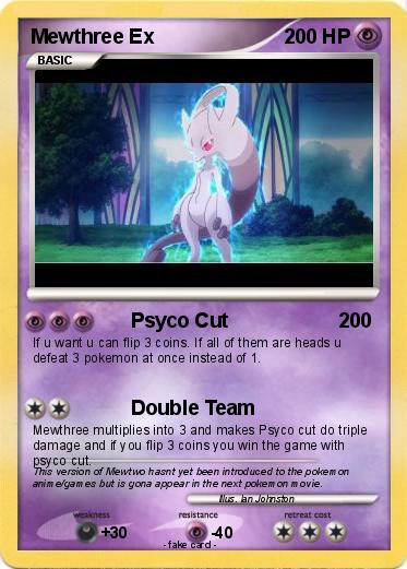 Pokemon Mewthree Ex