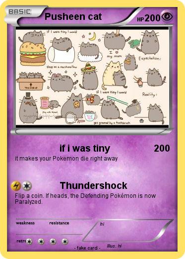 Pokemon Pusheen cat