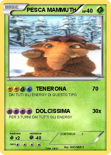 Pokemon PESCA MAMMUTH