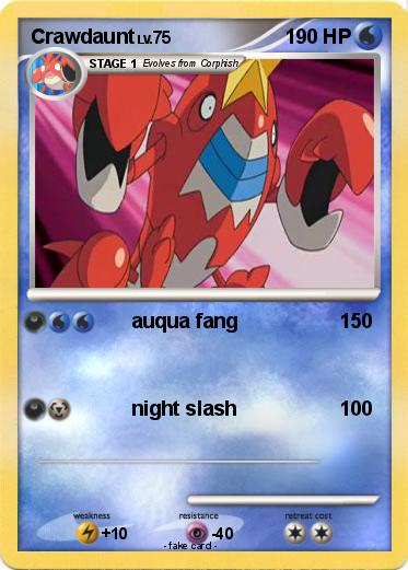 Pokemon Crawdaunt