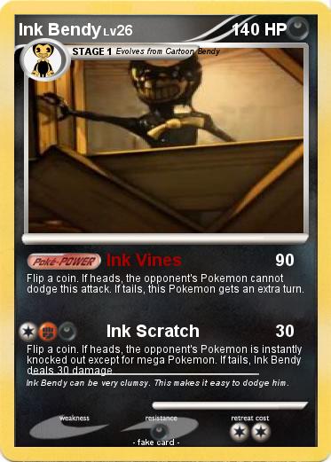 Pokemon Ink Bendy