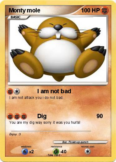 Pokemon Monty mole