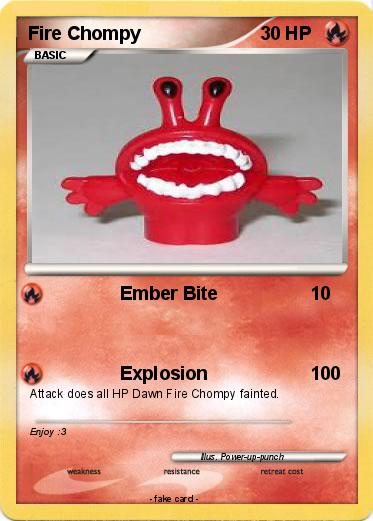 Pokemon Fire Chompy