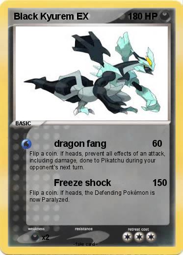Pokemon Black Kyurem EX
