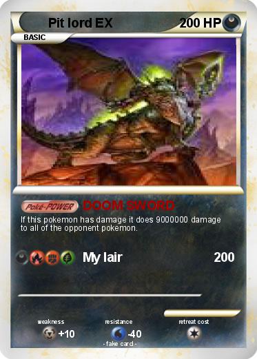 Pokemon Pit lord EX