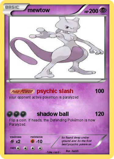 Pokemon mewtow