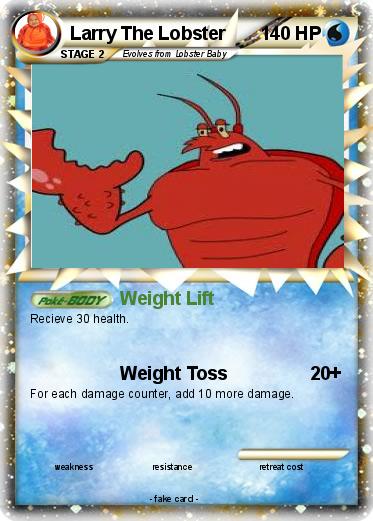 Pokemon Larry The Lobster