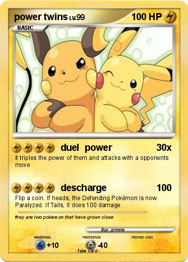 Pokemon power twins