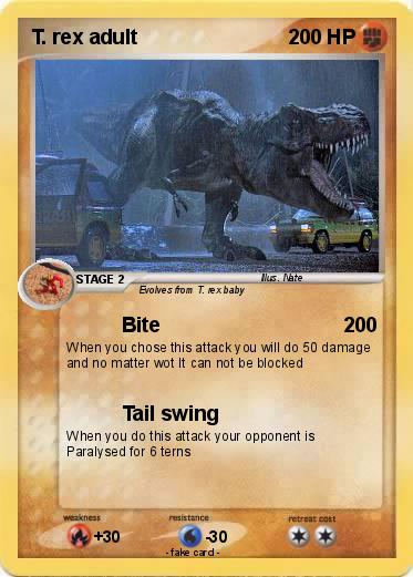 Pokemon T. rex adult
