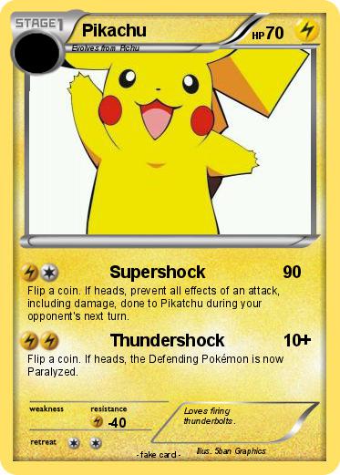 Pokemon Pikachu