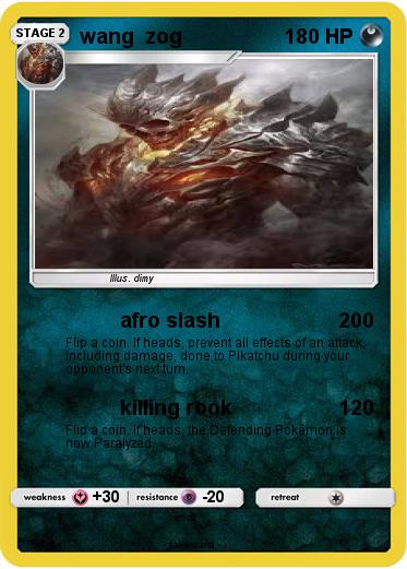 Pokemon wang  zog
