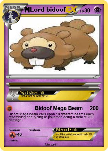 Pokemon Lord bidoof
