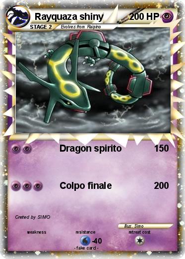 Pokemon Rayquaza shiny