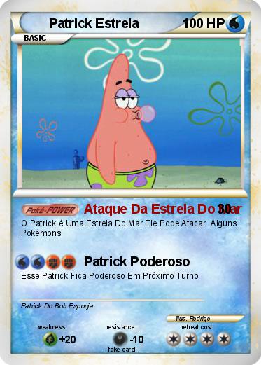 Pokemon Patrick Estrela
