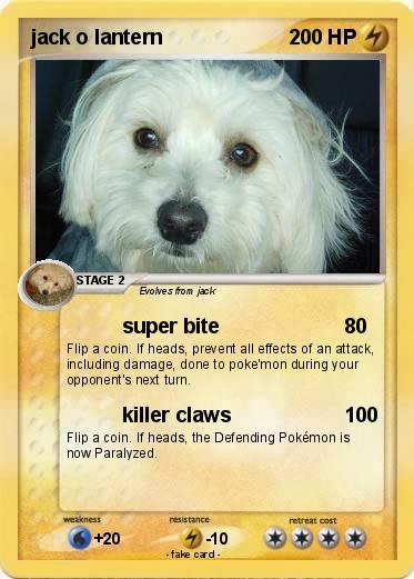 Pokemon jack o lantern