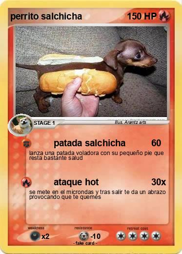 Pokemon perrito salchicha
