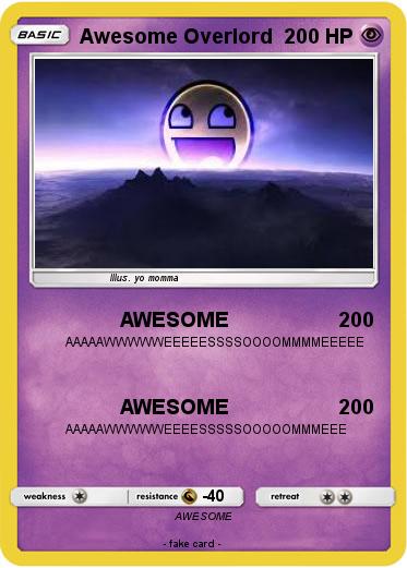 Pokemon Awesome Overlord