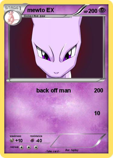Pokemon mewto EX