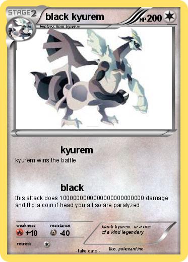 Pokemon black kyurem