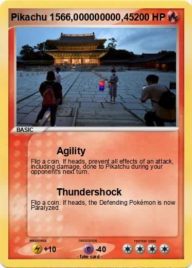 Pokemon Pikachu 1566,000000000,45