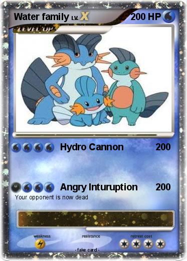 Pokemon Water family