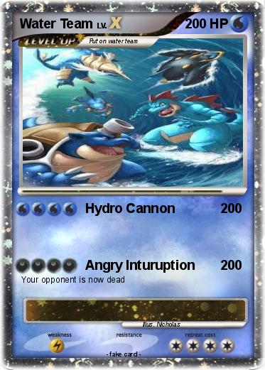 Pokemon Water Team