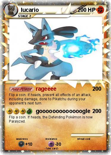 Pokemon lucario