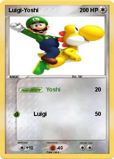 Pokemon Luigi-Yoshi
