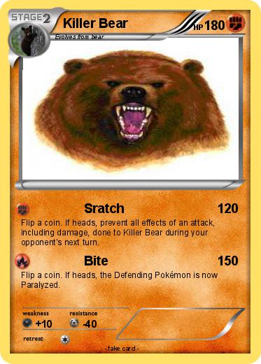 Pokemon Killer Bear