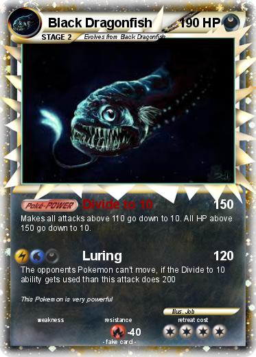 Pokemon Black Dragonfish