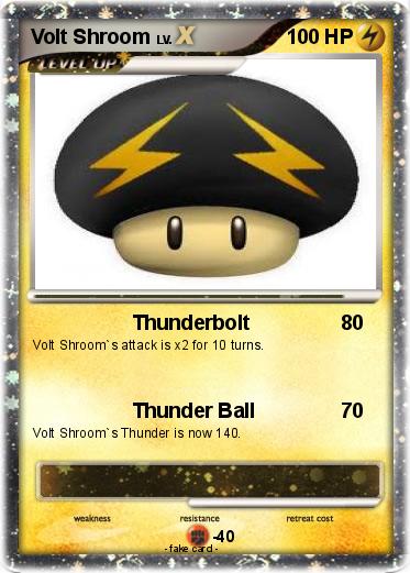 Pokemon Volt Shroom