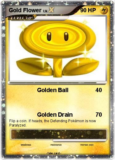 Pokemon Gold Flower