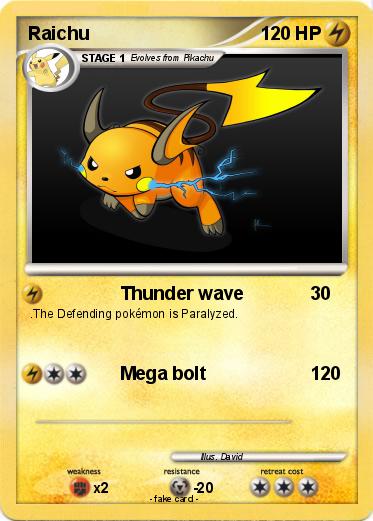 Pokemon Raichu