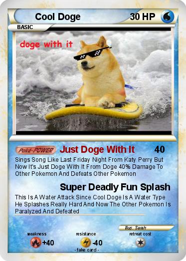Pokemon Cool Doge
