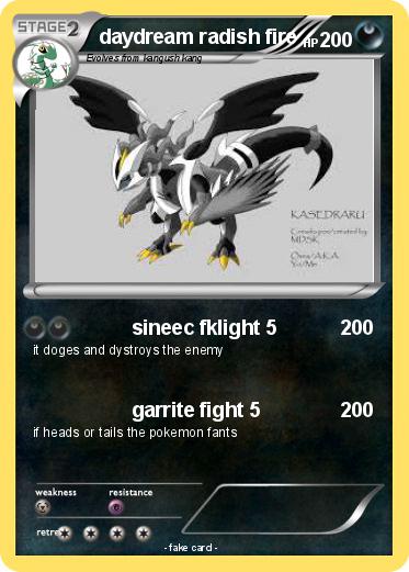 Pokemon daydream radish fire