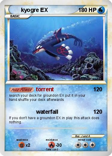 Pokemon kyogre EX