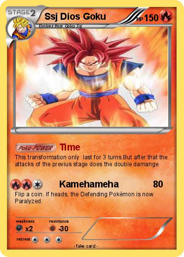 Pokemon Ssj Dios Goku