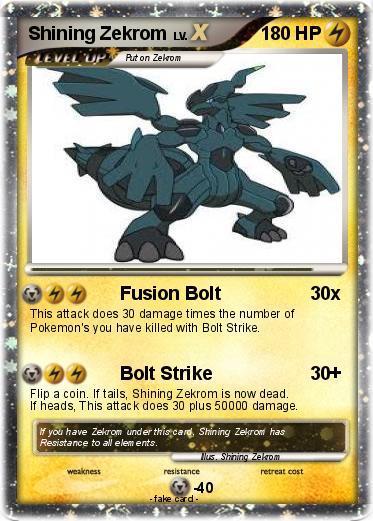 Pokemon Shining Zekrom