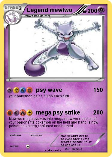 Pokemon Legend mewtwo
