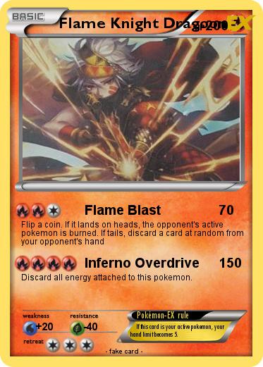 Pokemon Flame Knight Dragoon