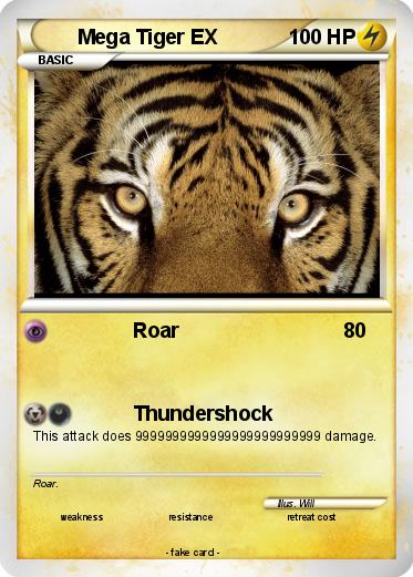 Pokemon Mega Tiger EX