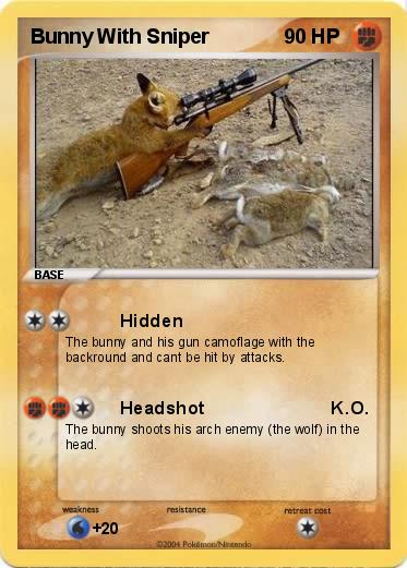 Pokemon Bunny With Sniper